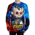 thumbnail image 1 of Blox Fruits Sweater for Men Women, Unisex Crew Neck Sweatshirt, Fashion Pullover Tops for Adults, S-3XL, 1 of 6