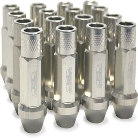 Blox Racing BXAC-00104-SSSI Street Series Silver 12x1.5mm Thread Size Forged Lug