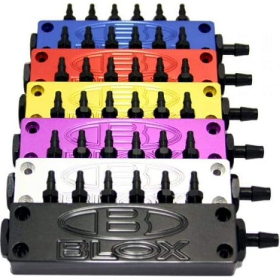 Blox Racing BXIM-10010-SI Silver Surface Mount Vacuum Block
