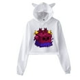 thumbnail image 1 of Blox fruits Cat ear Hoodie Retro Casual Women's Short Hoodie Sportswear, 1 of 2
