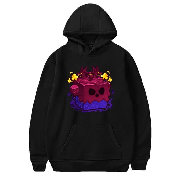 Blox fruits Hoodies for men and women, retro casual long sleeved hooded sportswear, street wear