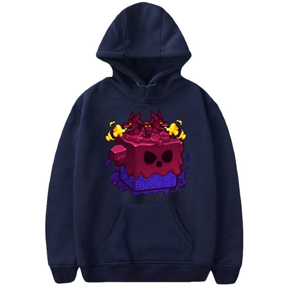 Blox fruits Hoodies for men and women, retro casual long sleeved hooded sportswear, street wear
