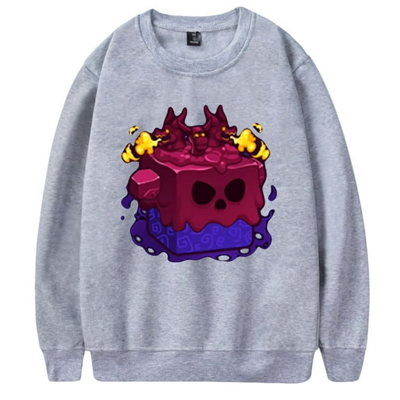 Blox fruits Merch Hoodie unisex long sleeved retro casual round neck pullover