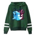 thumbnail image 1 of Blox fruits Pocketless hooded sweatshirt with trendy patterns, long sleeved hooded sweatshirt, 1 of 2