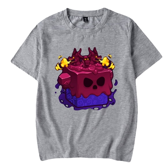 Blox fruits T-shirt summer fashion trend loose short sleeved T-shirt top