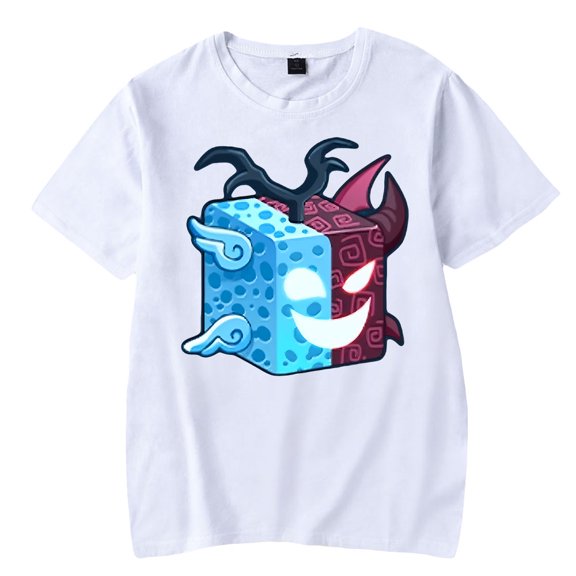 Blox fruits T-shirt summer popular pattern casual loose short sleeved T-shirt top