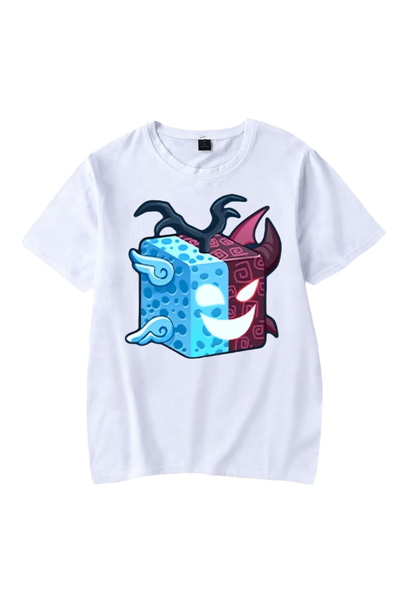 Blox fruits T-shirt summer popular pattern casual loose short sleeved T-shirt top