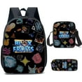 thumbnail image 1 of Bloxs Fruits Backpack 3 Pieces Set With Lunch Bag And Pencil Case Backpack Laptop Bag Outdoor Sports Pockets For Travel Backpack, 1 of 7