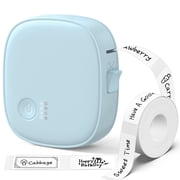 Blozor Label Maker with Tape Portable Inkless Bluetooth Thermal Sticker Printer, XenGro AH-P05(Blue)