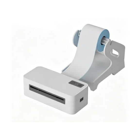 Blozor Thermal Printer Bluetooth USB Shipping Label Printer for Shipping Packages Small Business -White