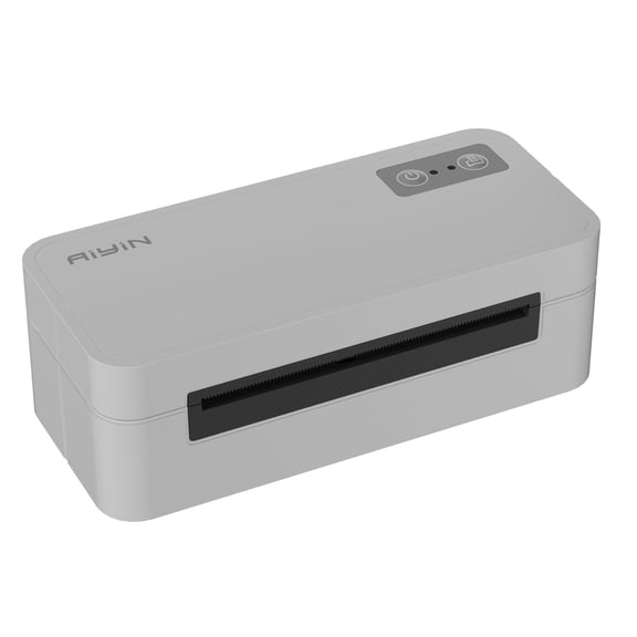 Blozor Thermal Printer Bluetooth USB Shipping Label Printer for Shipping Packages Small Business -White