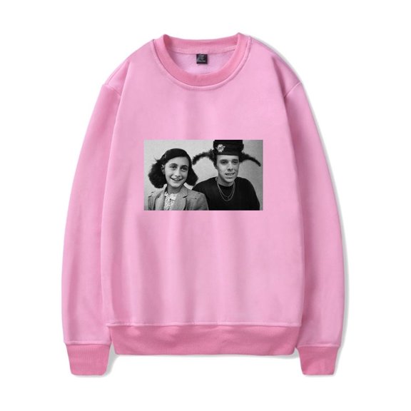 Blp Kosher Merch Anne Frank Sweatshirt Crewneck HipHop Rapper Men Women Long Sleeve Hoodie Streetwear Pullover Top