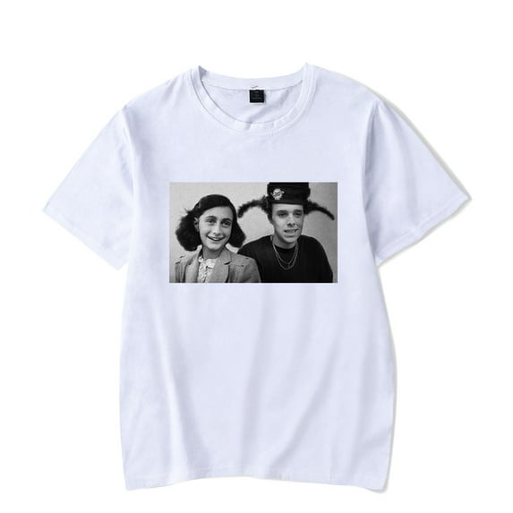 Blp Kosher Merch Anne Frank T-shirt t shirt Hip Hop Rapper Men Women Short Sleeve Tee Crewneck Streetwear Top