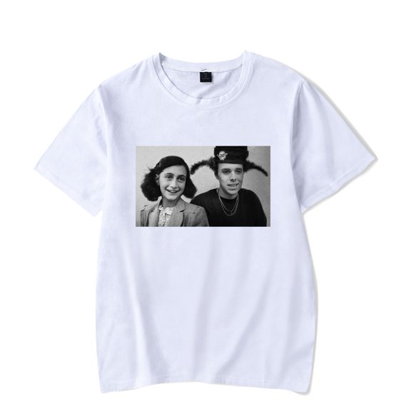 Blp Kosher Merch Anne Frank T-shirt t shirt Hip Hop Rapper Men Women Short Sleeve Tee Crewneck Streetwear Top