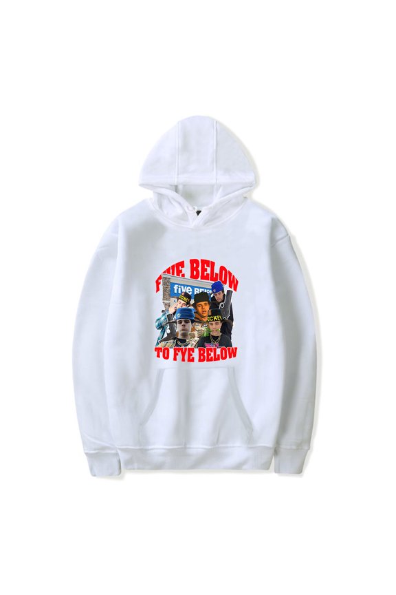 Blp Kosher Merch Five Below But Now I Keep That Fye Below Custom Hoodies Hip Hop Rapper Men Women Long Sleeve Sweatshirt Streetwear Pullover Top