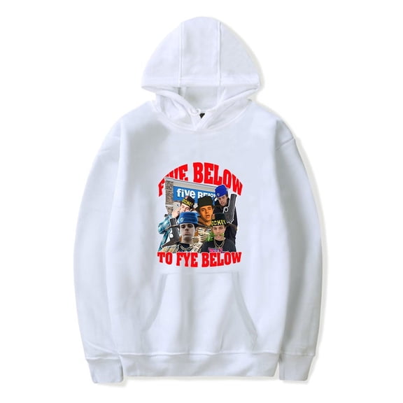 Blp Kosher Merch Five Below But Now I Keep That Fye Below Custom Hoodies Hip Hop Rapper Men Women Long Sleeve Sweatshirt Streetwear Pullover Top