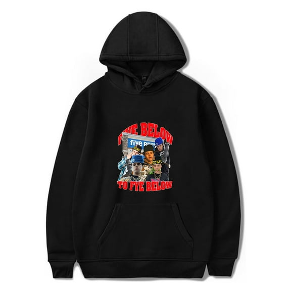 Blp Kosher Merch Five Below But Now I Keep That Fye Below Custom Hoodies Hip Hop Rapper Men Women Long Sleeve Sweatshirt Streetwear Pullover Top
