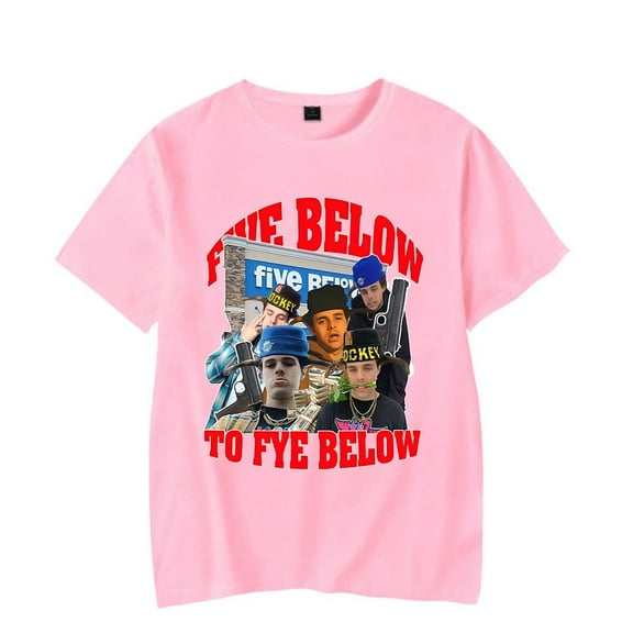 Blp Kosher Merch Five Below But Now I Keep That Fye Below Custom T-shirt t shirt Hip Hop Rapper Men Women Short Sleeve Tee Crewneck Streetwear Top