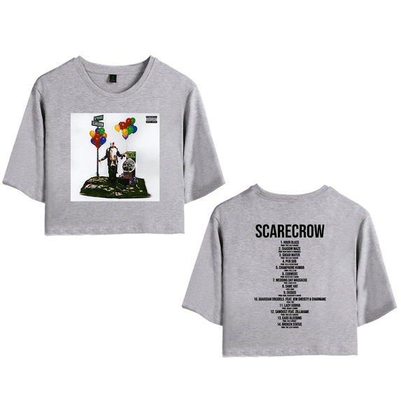 Blp Kosher Merch Scarecrow Album Tracklist Crop Top T-shirt Shorts Suits T Shirt Women Girls Short Sleeve Tees