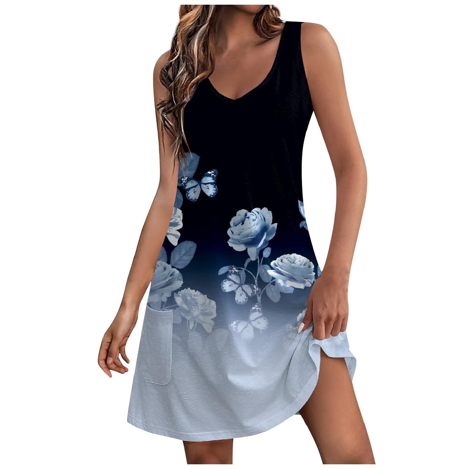 Blphud Casual Dresses for Women Summer Fall Dresses for Women Petite