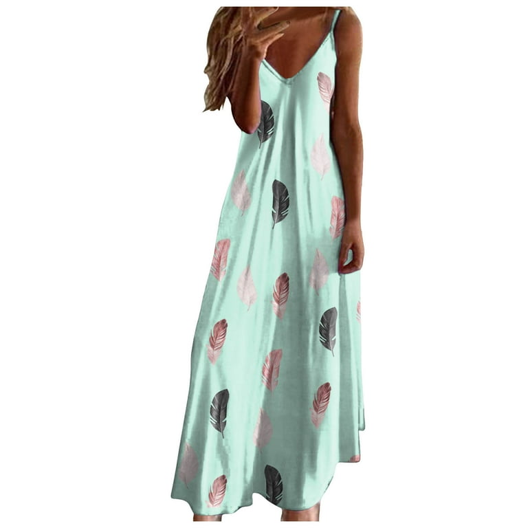 Sexy Vacation Floral Slit V Neck Printed Dress Dresses Sexy Vacation Floral Slit V Neck Printed Dress Dresses