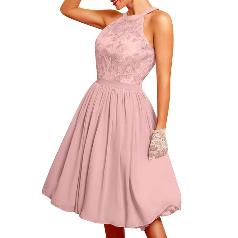 Sleeveless Long Pink Elegant Wedding Guest Dresses, Bridesmaid Dresses Sleeveless Long Pink Elegant Wedding Guest Dresses, Bridesmaid Dresses