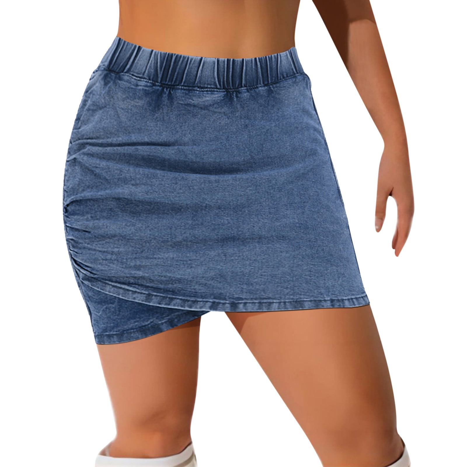 Denim blue crib skirt 2025