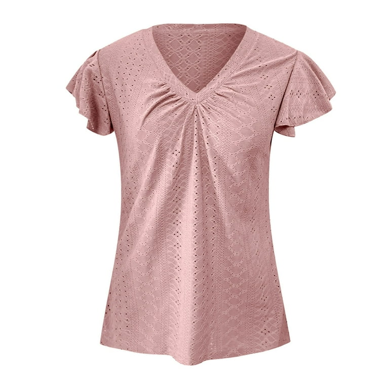 Casual Print Basic V Neck Tops(4 Colors) Casual Print Basic V Neck Tops(4 Colors)