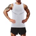 Blphud Tank Tops for Men Tops for Men Men's Vest Net Vest Men's Vest