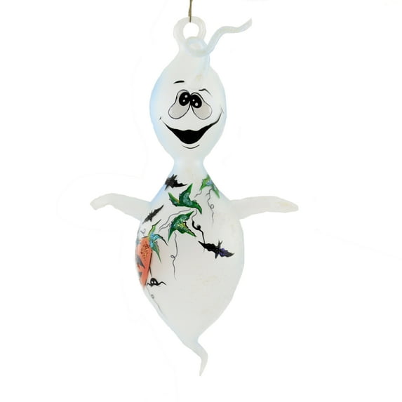 Blu Bom Hocus Pocus Ghost Glass Halloween Ornament Free Form 110560