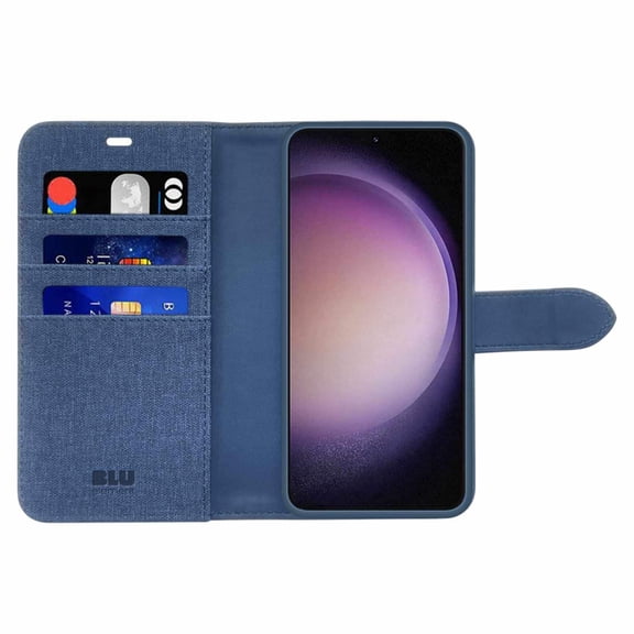 Blu Element Folio 2-in-1 MagSafe Case | Made for iPhone 16e/15/14/13 | Lazuli Blue