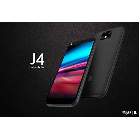 Restored Blu J4 Factory Unlocked Android Cell Phone 32GB Memory 5.5 HD Display (Black)