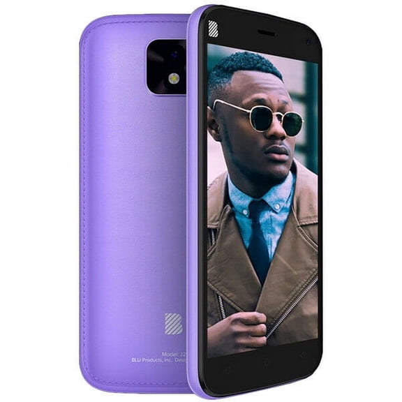 Restored Blu J4 J170EQ 5.5" GSM Unlocked 32GB Dual Sim 8MP Android Smartphone - Violet