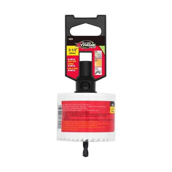 Blu-Mol Xtreme 2033595 2.5 in. Bi-Metal Hole Saw