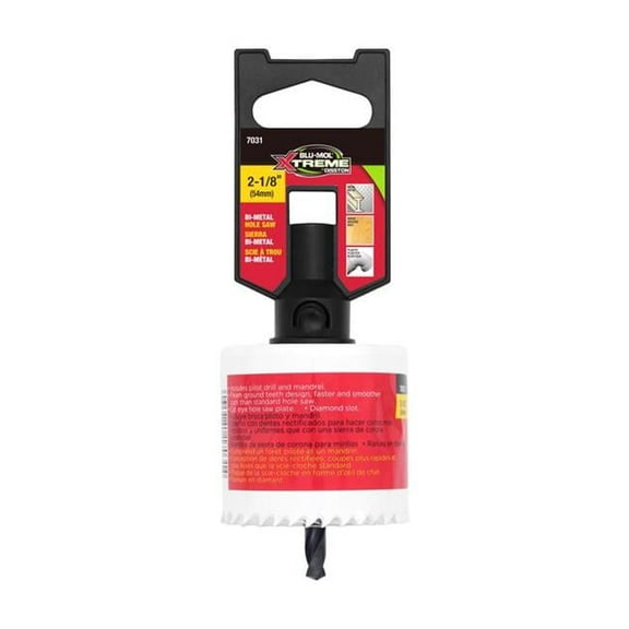 Blu-Mol Xtreme 2033597 2.125 in. Bi-Metal Hole Saw