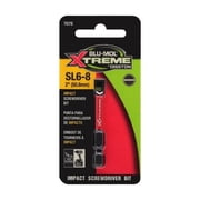 Blu-Mol Xtreme 2033979 6-8 x 2 in. Slotted S2 Tool Steel Screwdriver Bit - 2 Piece