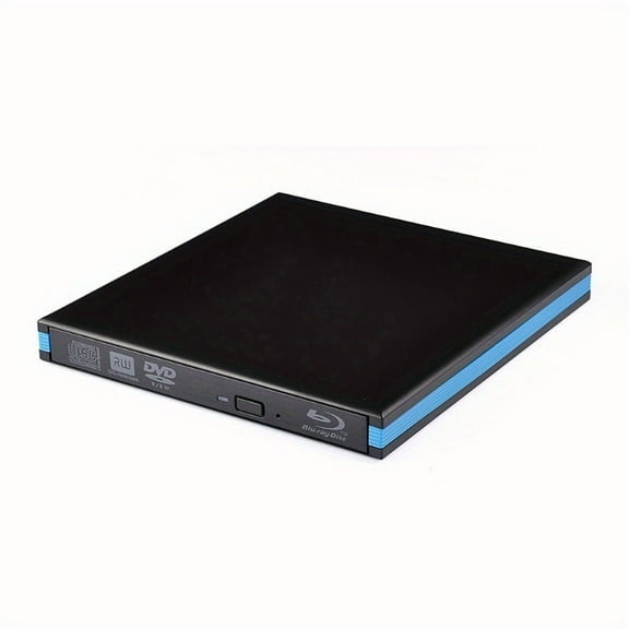 Blu-Ray Burner Player USB 3.0 CD DVD External Bluray Drive Writer Reader for Laptop Desktop ,Broad System Compatibility