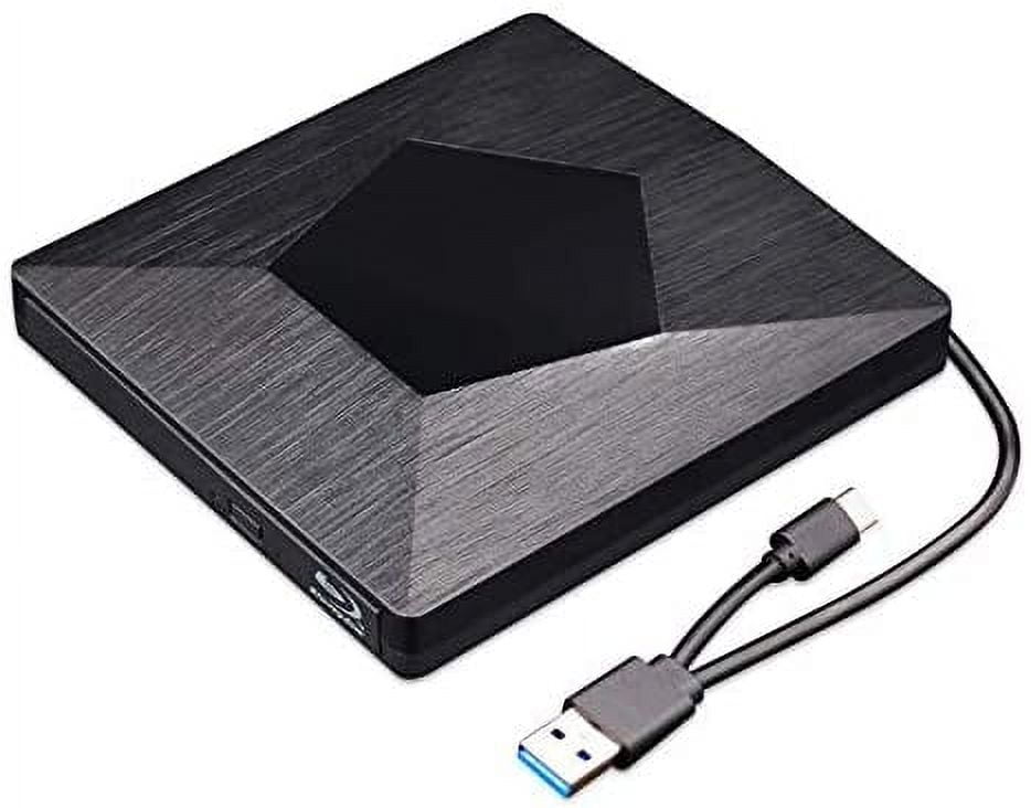 CABLING® Lecteur Graveur Blu Ray Externe CD DVD, USB 3.0 Portable Lecteur  Blu-Ray Slim CD DVD-ROM ROM Compatible pour PC Mac OS Windows 7 8 10 XP