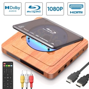NUTROMO Retro Blu-ray Player, 1080P Full HD, Dolby Digital, USB Playback, Plays Region A/1 Blu-Rays and DVDs