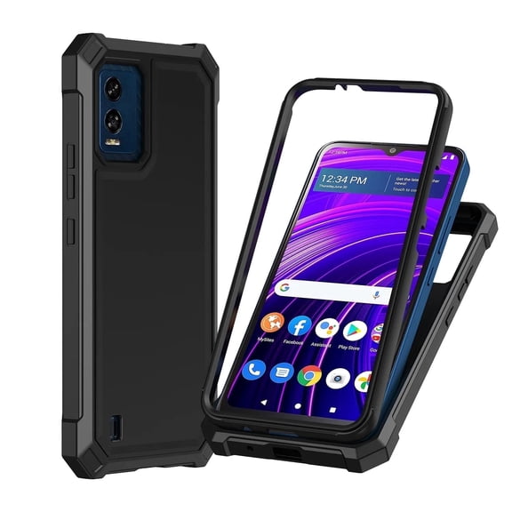 Rome Tech 360° Full-Coverage Protective Case For Blu View Speed 5G - Black