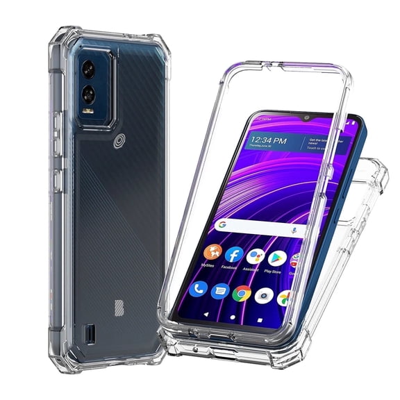Rome Tech 360° Full-Coverage Protective Case For Blu View Speed 5G - Clear