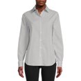 thumbnail image 1 of Blu White Blu Women's June Striped Button-Down Shirt, 1 of 5