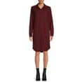 thumbnail image 1 of Blu White Blu Women's Plaid Button-Down Shirtdress, 1 of 5