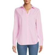 Blu White Blu Women's Solid Button-Front Shirt