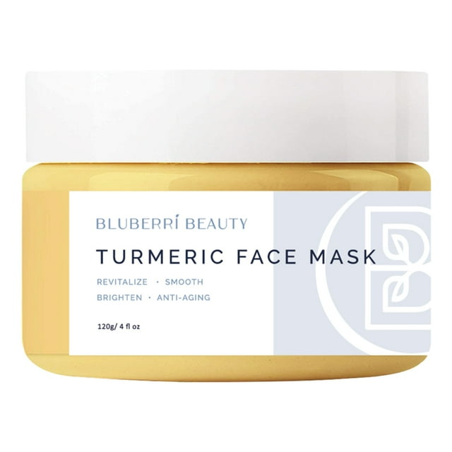 BluBerri Beauty Turmeric Clay Face Mask AntiAcne, AntiEczema for All