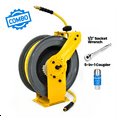 thumbnail image 1 of BluBird OilShield Heavy - Duty Air Hose Reel All - In - One 3/8 x 100, 1 of 9