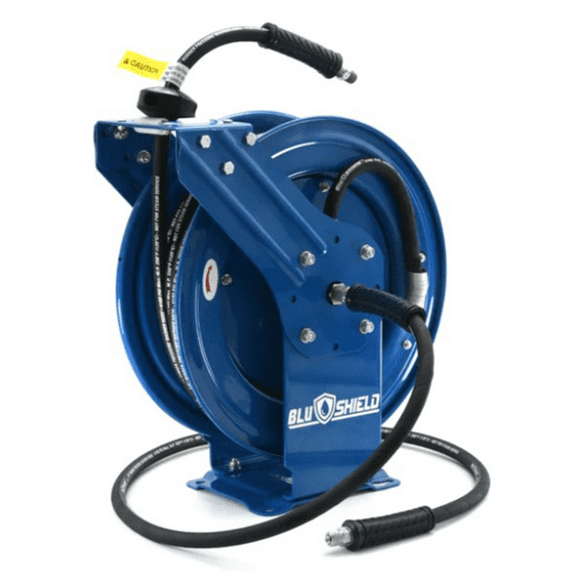 BluBird 3/8" x 75' Pressure Washer Non-Marking Hose Reel