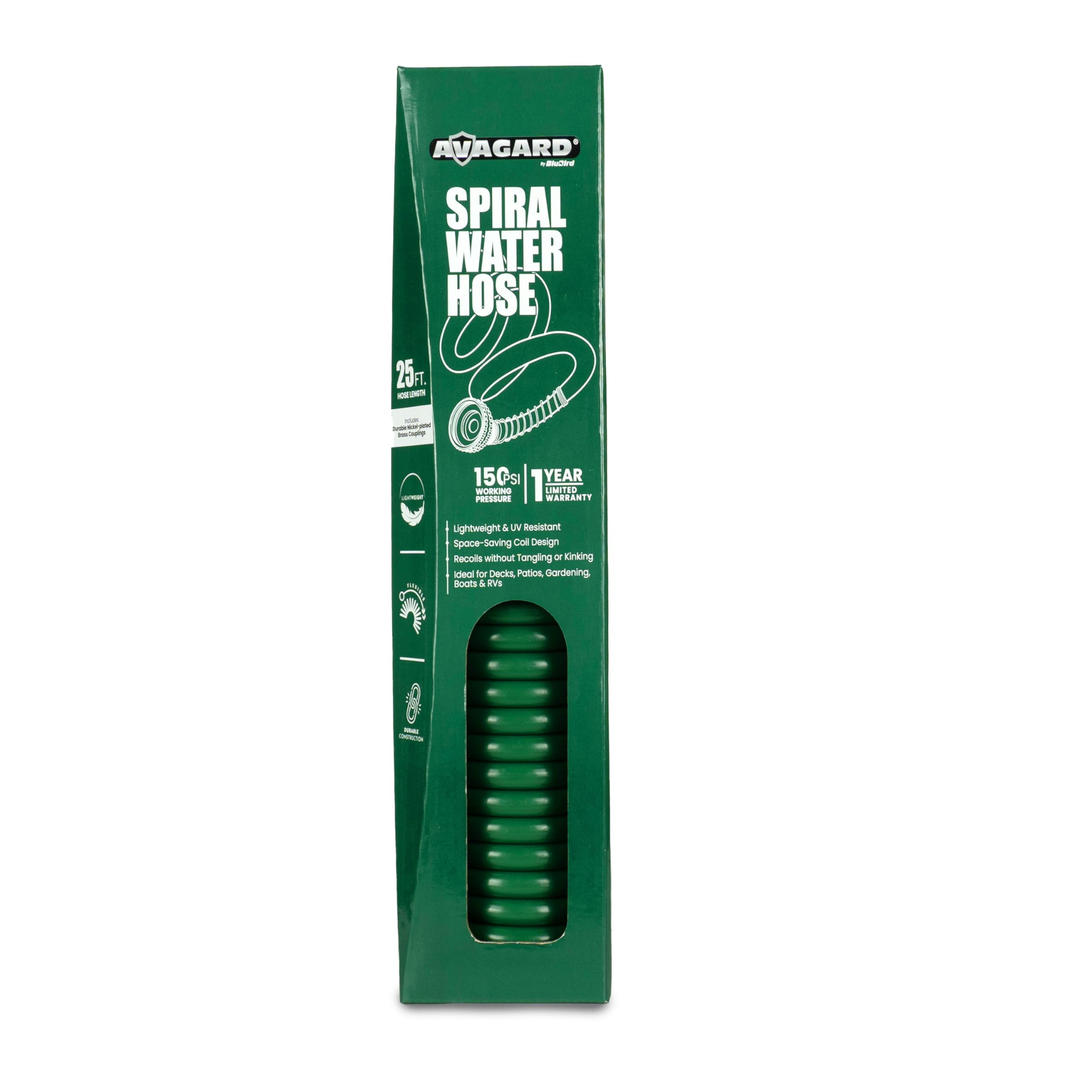 BluBird Avagard Recoil Water Hose 50'- Green