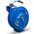 thumbnail image 1 of BluBird BBR3875 18ga. 12-Point Retractable Hose Reel w/ 3/8" X 75' Air Hose, 1 of 11