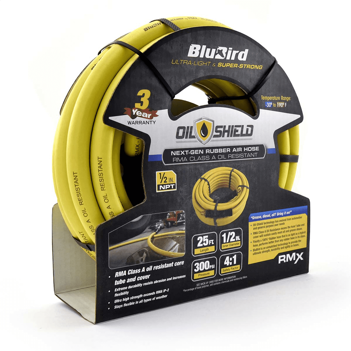 BluBird OS1225 Oil Shield 1 2 X 25 Air Hose Walmart blubird-os1225-oil-shield-1-2-x-25-air-hose-walmart